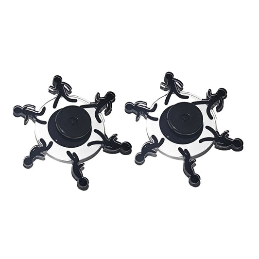 Lightweight Spinning Toy Stress Relief Spinner Visual Illusion Running Man