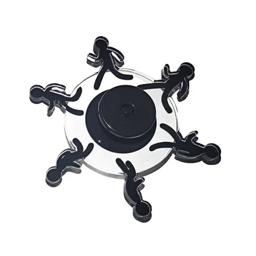 Lightweight Spinning Toy Stress Relief Spinner Visual Illusion Running Man