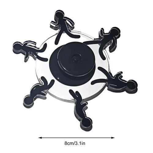 Lightweight Spinning Toy Stress Relief Spinner Visual Illusion Running Man