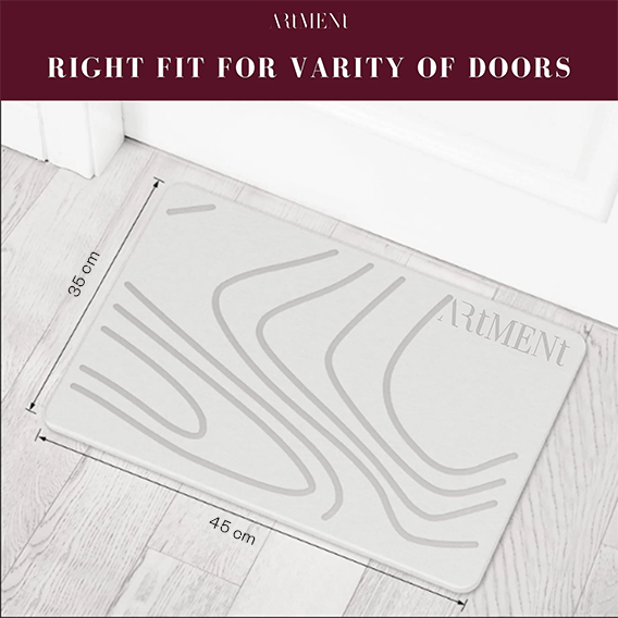 TerraDry Stone Bath Mat - Non-Slip Super Absorbent Diatomaceous Earth Stone Mat