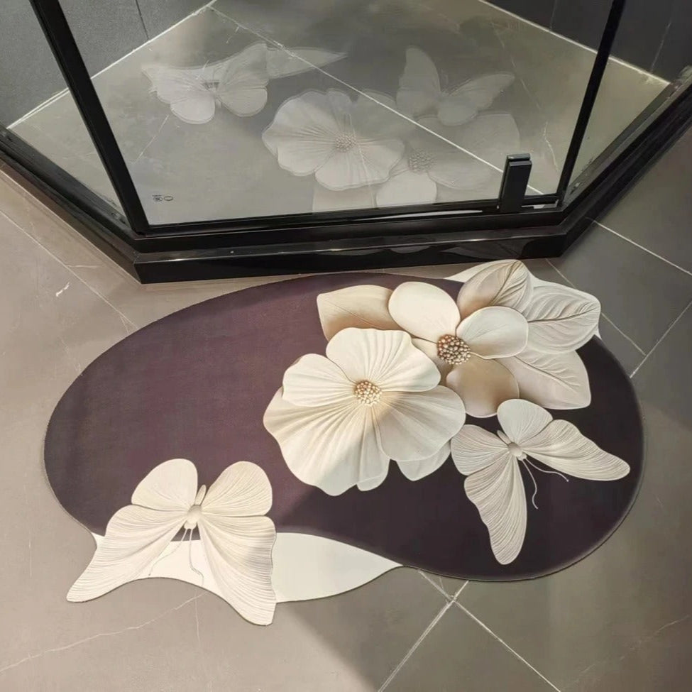 FlowerFusion 3D Floor Mat